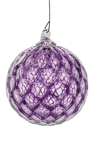 WS Round Ornament - Purple