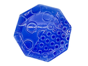Octagon Blue Plate - 9in