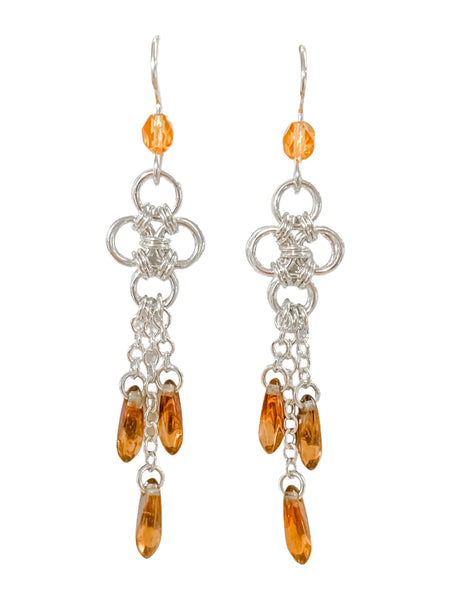 Japanese Beaded Earrings - Long